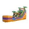 Image of POGO Inflatable Bouncers 15'H Tropical Yellow Marble Inflatable Water Slide with Blower by POGO 781880209461 6132