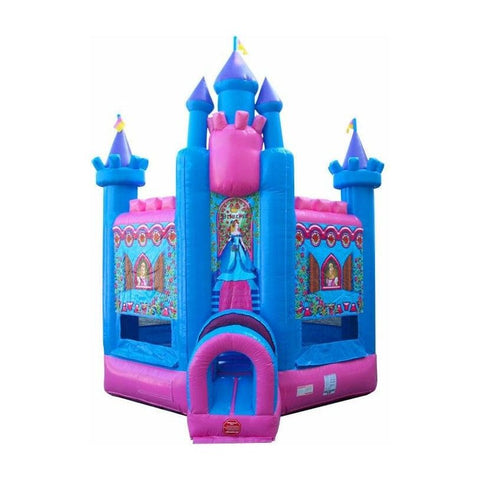 POGO Inflatable Bouncers 18'H Deluxe Princess Inflatable Bounce House with Blower by POGO 754972363280 1200 18'H Deluxe Princess Inflatable Bounce House with Blower by POGO 1200