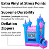 Image of POGO Inflatable Bouncers 18'H Deluxe Princess Inflatable Bounce House with Blower by POGO 754972363280 1200 18'H Deluxe Princess Inflatable Bounce House with Blower by POGO 1200