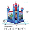 Image of POGO Inflatable Bouncers 19'H Brave Knight Castle Bounce House with Blower by POGO 754972329354 4311 19'H Brave Knight Castle Bounce House with Blower by POGO SKU# 4311