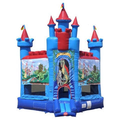 POGO Inflatable Bouncers 19'H Brave Knight Castle Bounce House with Blower by POGO 754972329354 4311 19'H Brave Knight Castle Bounce House with Blower by POGO SKU# 4311