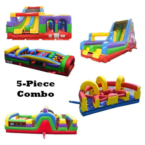 POGO Inflatable Bouncers 19'H Retro BEAST 5-Piece Radical Obstacle Course by POGO 754972360784 606 19'H Retro BEAST 5-Piece Radical Obstacle Course by POGO SKU# 606