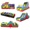 Image of POGO Inflatable Bouncers 19'H Retro BEAST Radical 5-Piece Obstacle Course by POGO 781880221876 605 19'H Retro BEAST Radical 5-Piece Obstacle Course by POGO SKU# 605