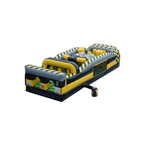 POGO Inflatable Bouncers 19'H Venom BEAST 5-Piece Radical Obstacle Course Dual Climb by POGO 754972360937 623