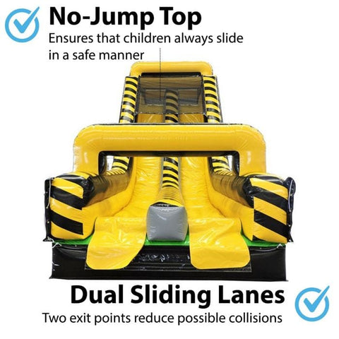 POGO Inflatable Bouncers 19'H Venom BEAST 5-Piece Radical Obstacle Course Dual Climb by POGO 754972360937 623