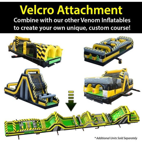 POGO Inflatable Bouncers 19'H Venom SUPER 2-Piece 7E Obstacle Course Climb by POGO 754972360821 609-19 19'H Venom SUPER 2-Piece 7E Obstacle Course Climb by POGO SKU# 609-19
