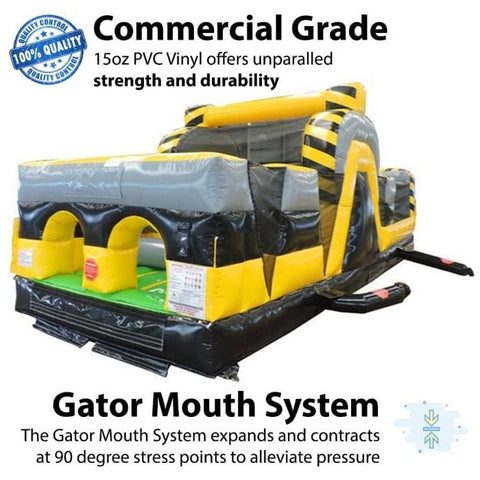 POGO Inflatable Bouncers 19'H Venom SUPER 2-Piece Obstacle Course Climb by POGO 754972360838 610 19'H Venom SUPER 2-Piece Obstacle Course Climb by POGO SKU# 610