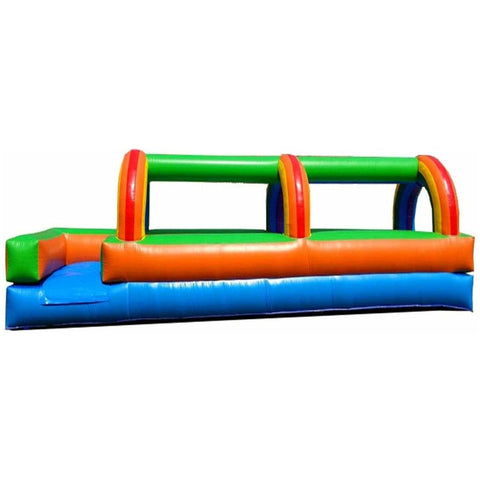 POGO Inflatable Bouncers 25'L Crossover Rainbow Slip n Slide with Blower, Backyard Party Package by POGO 781880284086 5515 25'L Crossover Rainbow Slip n Slide Blower Backyard Party POGO #5515