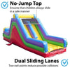 Image of POGO Inflatable Bouncers 59'H Retro SUPER 2-Piece Radical Obstacle Course Climb Course by POGO 754972360722 596