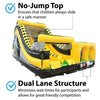 Image of POGO Inflatable Bouncers 59'H Venom SUPER 2-Piece Radical 7E Dual Obstacle Course by POGO 754972360869 614