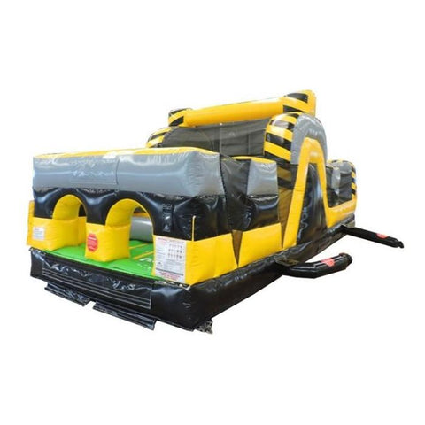 POGO Inflatable Bouncers 59'H Venom SUPER 2-Piece Radical Dual Obstacle Course by POGO 754972360876 616-59