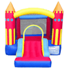 Image of POGO Inflatable Bouncers 6' Backyard Kids Colorful Castle Inflatable Bounce House with Slide by POGO 754972375108 7979 6' Backyard Kids Colorful Castle Inflatable Bounce House with Slide