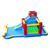 Image of POGO Inflatable Bouncers 7.4' Backyard Kids Deluxe Inflatable Water Slide Bouncer with Splash Cannon and Pool by POGO 9.5'H Backyard Kids Inflatable Water Slide Cannon Pool POGO SKU# 5119