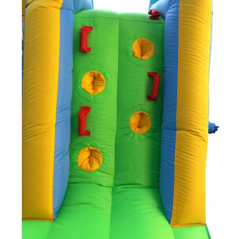 POGO Inflatable Bouncers 7.4' Backyard Kids Deluxe Inflatable Water Slide Bouncer with Splash Cannon and Pool by POGO 9.5'H Backyard Kids Inflatable Water Slide Cannon Pool POGO SKU# 5119