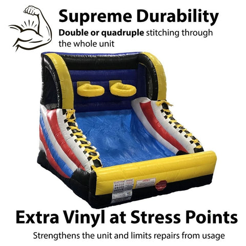 POGO Inflatable Bouncers 8'H Hoop Shot Interactive Game with Built-In Blower by POGO 781880284147 299 8'H Hoop Shot Interactive Game with Built-In Blower SKU# 299