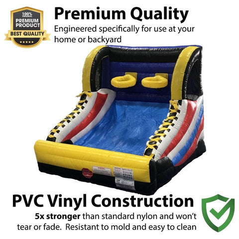 POGO Inflatable Bouncers 8'H Hoop Shot Interactive Game with Built-In Blower by POGO 781880284147 299 8'H Hoop Shot Interactive Game with Built-In Blower SKU# 299