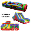 Image of POGO Inflatable Bouncers 89' Retro MEGA 3-Piece Radical 7E Obstacle Course by POGO 754972360739 597 89' Retro MEGA 3-Piece Radical 7E Obstacle Course by POGO SKU# 597