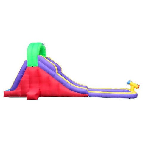 POGO Inflatable Bouncers 9.5'H Backyard Kids Inflatable Water Slide with Splash Cannon and Pool by POGO 12' Fire Red Marble Inflatable Water Slide w Blower by POGO SKU# 30