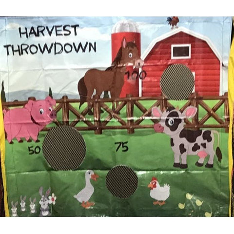 POGO Inflatable Bouncers Complete Harvest Throwdown UltraLite Air Frame Game by POGO 781880212171 1590 Complete Harvest Throwdown UltraLite Air Frame Game by POGO SKU#1590