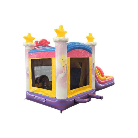 POGO Inflatable Bouncers Copy of 15.5'H Mega Ferris Wheel Inflatable Water Slide Bounce House Combo with Blower by POGO 15.5'H Mega Ferris Wheel Inflatable Water Slide Bounce House Combo with Blower by POGO SKU#5543