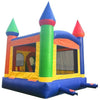 Image of POGO Inflatable Bouncers Crossover Rainbow Bounce House Slide Combo with Wet Pool Attachment and Blower, Backyard Party Package by POGO 754972336451 5530 Crossover Rainbow Bounce House Slide Combo Wet Pool Blower Party POGO
