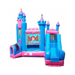 Deluxe Princess Bounce House and Slide Combo with Blower by POGO