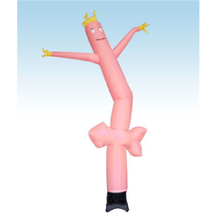 12' Fly Guy Inflatable Tube Man with Blower - Pink Arrow by POGO