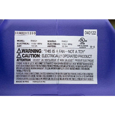 POGO Noisemakers & Party Blowers 1HP Turbo Inflatable Bounce House Blower by POGO 754972381000 5804 1HP Turbo Inflatable Bounce House Blower by POGO SKU# 5804