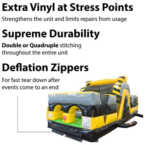 POGO Obstacle Course 30' Venom Inflatable Obstacle Course with Blower by POGO 754972324717 2293 30' Venom Inflatable Obstacle Course with Blower by POGO SKU# 2293