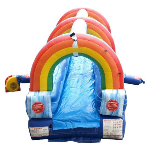 POGO SLIP N SLIDE 25' Blue Marble Inflatable Slip n Slide with Blower by POGO 754972348331 2849 25' Blue Marble Inflatable Slip n Slide with Blower by POGO SKU# 2849