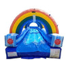 Image of POGO Slip N Slides 30' Blue Marble Inflatable Slip n Slide with Blower by POGO 754972348348 2888 30' Blue Marble Inflatable Slip n Slide with Blower by POGO SKU# 2888