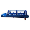 Image of POGO Slip N Slides 35' Blue Marble Dual Lane Inflatable Slip n Slide with Blower with Velcro by POGO 754972364751 5344 35' Blue Marble Dual Lane Inflatable Slip n Slide Blower Velcro #5344