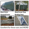 Image of POGO Tarps 20' x 25' Deluxe Water Resistant Heavy Duty Poly Tarp Cover by POGO 754972327800 178