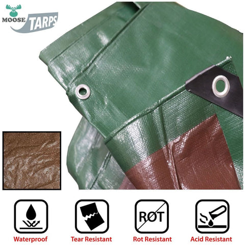 POGO Tarps 40' x 60' Deluxe Water Resistant Heavy Duty Poly Tarp Cover by POGO 744828582743 189