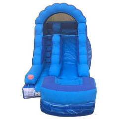 13.5'H Blue Marble Inflatable Water Slide with Blower by POGO