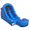 Image of POGO Water Slides 12' Blue Marble Inflatable Water Slide with Blower by POGO 754972331142 2488