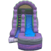 Image of POGO Water Slides 12' Purple Marble Inflatable Water Slide with Blower by POGO 754972312172 2492 12' Purple Marble Inflatable Water Slide with Blower by POGO SKU#2492