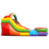 Image of POGO Water Slides 12' Rainbow Double Lane Inflatable Water Slide with Blower by POGO 754972367820 6001 12' Rainbow Double Lane Water Slide w Blower by POGO SKU# 6001