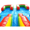 Image of POGO Water Slides 12' Rainbow Double Lane Inflatable Water Slide with Blower by POGO 754972367820 6001 12' Rainbow Double Lane Water Slide w Blower by POGO SKU# 6001