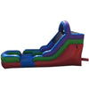 Image of POGO Water Slides 12' Retro Rainbow Inflatable Water Slide with Blower By POGO 754972309042 2509 12' Retro Rainbow Inflatable Water Slide with Blower By POGO SKU- 2509