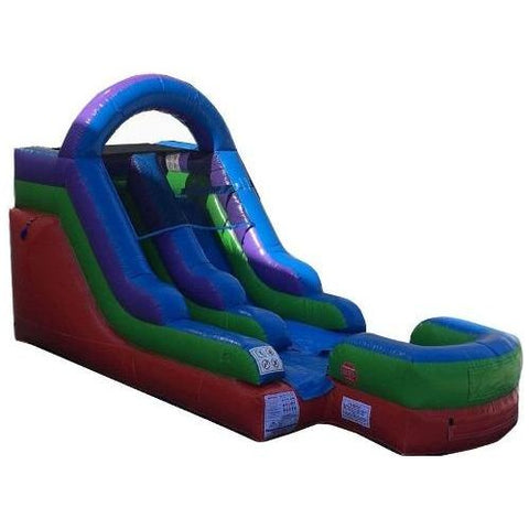 POGO Water Slides 12' Retro Rainbow Inflatable Water Slide with Blower By POGO 754972309042 2509 12' Retro Rainbow Inflatable Water Slide with Blower By POGO SKU- 2509