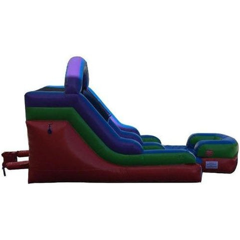 POGO Water Slides 12' Retro Rainbow Inflatable Water Slide with Blower By POGO 754972309042 2509 12' Retro Rainbow Inflatable Water Slide with Blower By POGO SKU- 2509