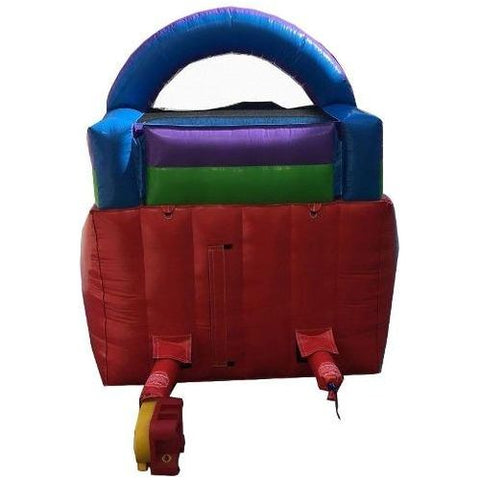 POGO Water Slides 12' Retro Rainbow Inflatable Water Slide with Blower By POGO 754972309042 2509 12' Retro Rainbow Inflatable Water Slide with Blower By POGO SKU- 2509