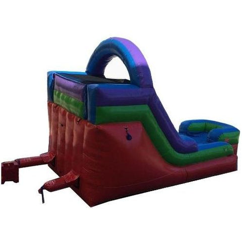 POGO Water Slides 12' Retro Rainbow Inflatable Water Slide with Blower By POGO 754972309042 2509 12' Retro Rainbow Inflatable Water Slide with Blower By POGO SKU- 2509