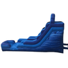 Image of POGO Water Slides 15' Blue Marble Inflatable Water Slide with Blower by POGO 754972312226 2518 15' Blue Marble Inflatable Water Slide with Blower by POGO SKU# 2518