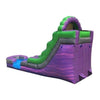 Image of POGO Water Slides 15' Purple Marble Inflatable Water Slide with Blower by POGO 754972312240 2540 15' Purple Marble Inflatable Water Slide with Blower by POGO SKU #2540
