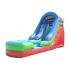 Image of POGO Water Slides 15' Retro Rainbow Inflatable Water Slide with Blower by POGO 754972312264 2646 15' Retro Rainbow Inflatable Water Slide with Blower by POGO SKU #2646