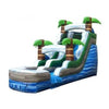 Image of POGO Water Slides 15' Tropic Marble Inflatable Water Slide with Blower by POGO 754972361576 2677 15' Tropic Marble Inflatable Water Slide w Blower by POGO SKU # 2677