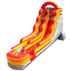 Image of POGO Water Slides 18' Fire Red Marble Inflatable Water Slide with Blower by POGO 754972307031 2724