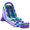 Image of POGO Water Slides 18' Purple Marble Inflatable Water Slide with Blower by POGO 754972307048 2734